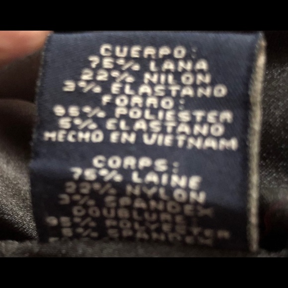 Anne Klein Black Pea Coat - Picture 6 of 6